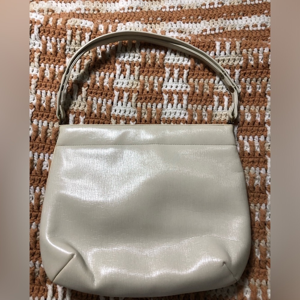 Vintage Coblentz Original Cream Leather Shoulder Bag - Picture 6 of 10